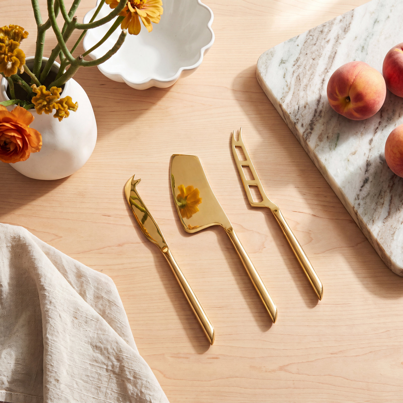 Belmont Stainless Steel Cheese Serving Set