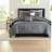 Antimicrobial Polyester Twin Bedding Sets, Modern Plaid For Home