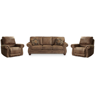 Canapé et 2 fauteuils inclinables Larkinhurst