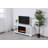 McMillian Unfinished TV Stand for TVs up to 70" with Fireplace Included-926604241