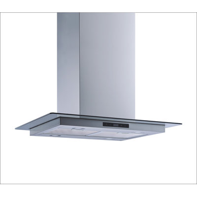  H114B Series 30" 600 CFM Convertible Island Range Hood in Stainless Steel