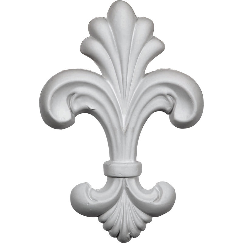 Grandes fleurs H 6 po x l 4 po x P 5/8 po Fleur-de-lis
