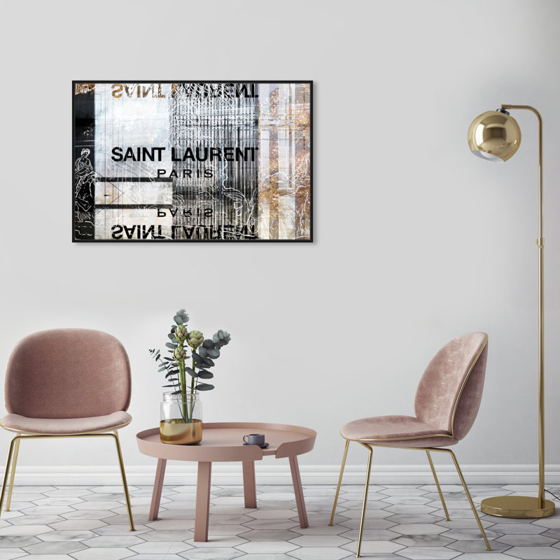 Laurent Empire - art textuel, H 24 po x l 36 po