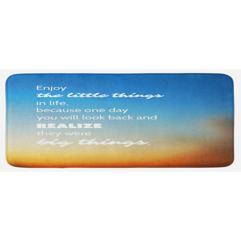 Tapis de cuisine Enjoy the Little Things