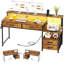 Metal Base Computer Desk