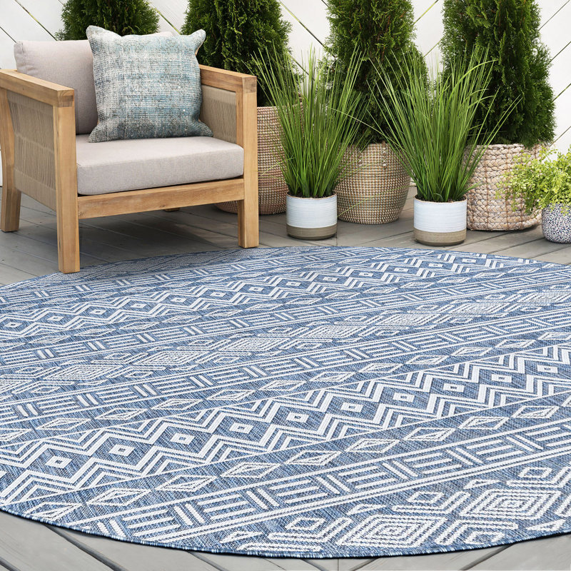 Urias Indoor / Outdoor Rug, Round 7'11"