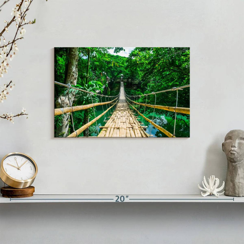 Lilie Bamboo Bridge, 8" H x 12" W