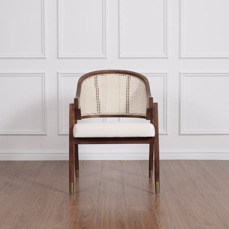 Arnisa Arm Chair Dining Chair, Brown