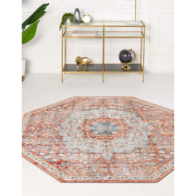 Alize Oriental Indoor Rug, Octagon 4' x 4'
