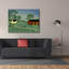 «Epic Graffiti» «Mailman Is Coming» par C Munro, art mural sur toile, 54 po x 40 po
