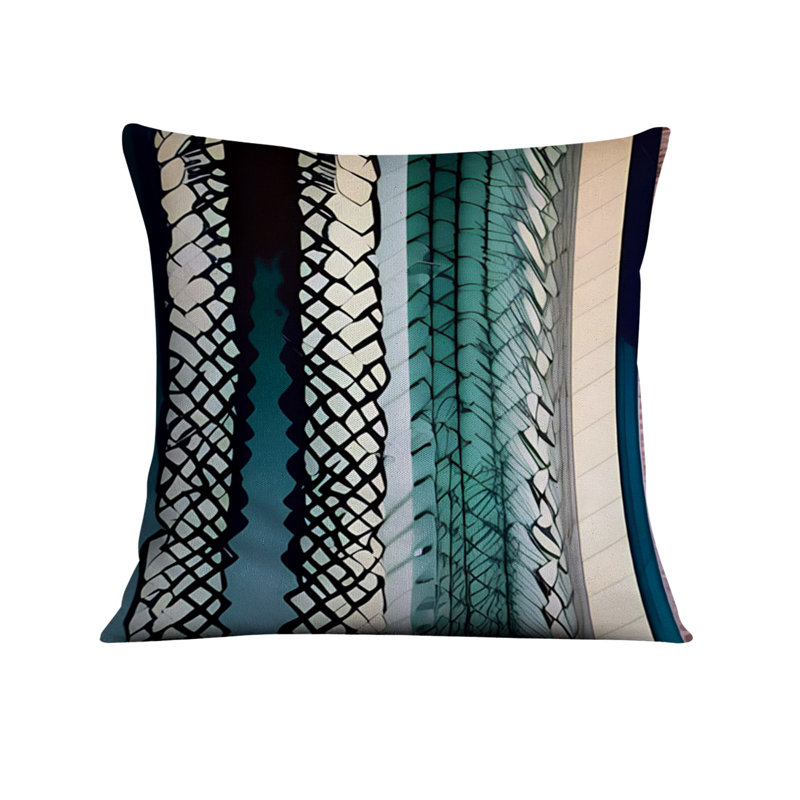 Coussin décoratif, Housse de coussin seulement - sans coussin, H 16 po x l 16 po