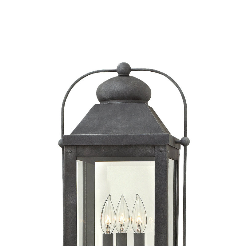 Anchorage 3-Light Lantern Head, Aged Zinc