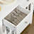 Audel Kitchen Cabinet with 2 Drawers and Glass Doors,Dining cabinet,Office credenza -1739794632