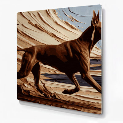 Dogs Pharaoh Hound Black Metal Wall Art
