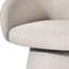 Linen Upholstered Barrel Dining Chair
