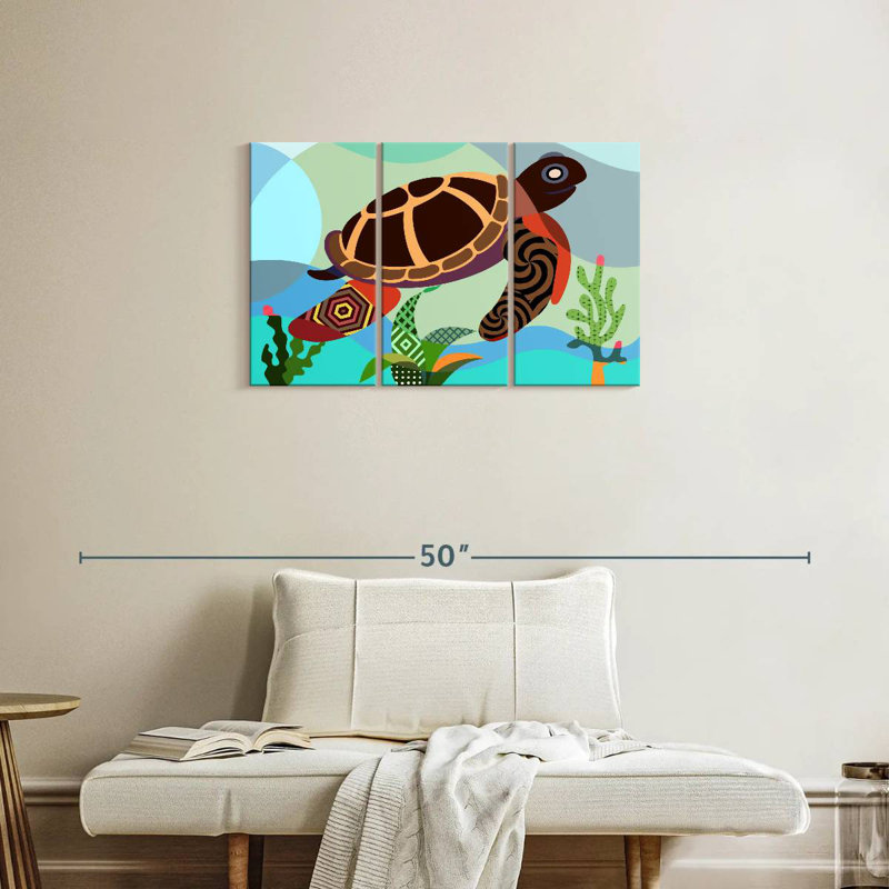 Brampt Spectrum Sea Turtle, 20" H x 33" W