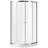 Mare Series 35.2'' W 76'' H Framed Round Reversible Shower Enclosure-49718883