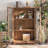 Burlywood Solid Wood Display Cases