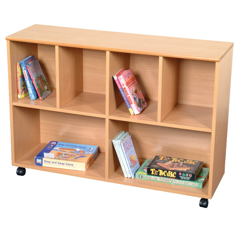  Kids Solid Wood Bookcase, Beech