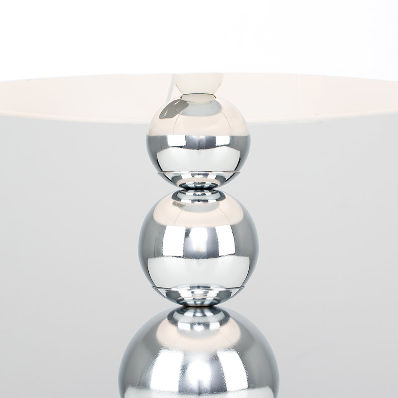 Chagnon Metal Table Lamp, White