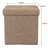 Besmir Faux Leather Ottoman-91534443