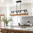 4-light Farmhouse Linear Kitchen Island Light