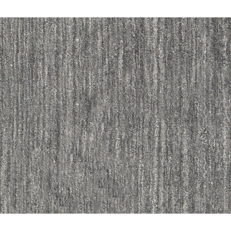 Wool Area Rug in Gray, Rectangle 6' x 9'