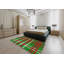 Tapis décoratif vert écossais privette-747468318