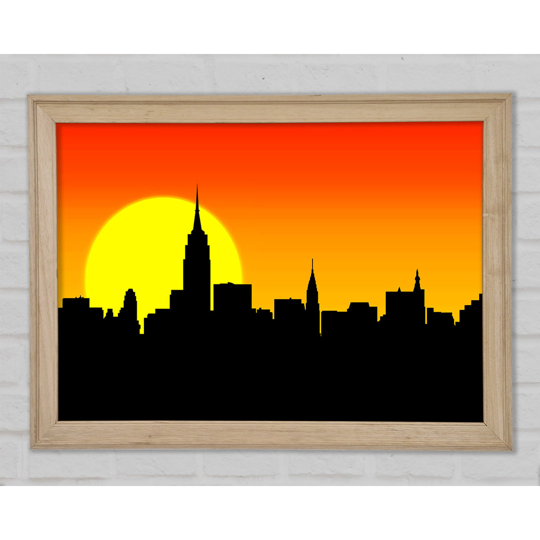 Sonnenaufgang New York City - Druck