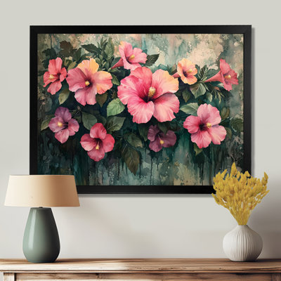 Hibiscus Flowers In Tropical Harmony I - Hibiscus Wall Art
