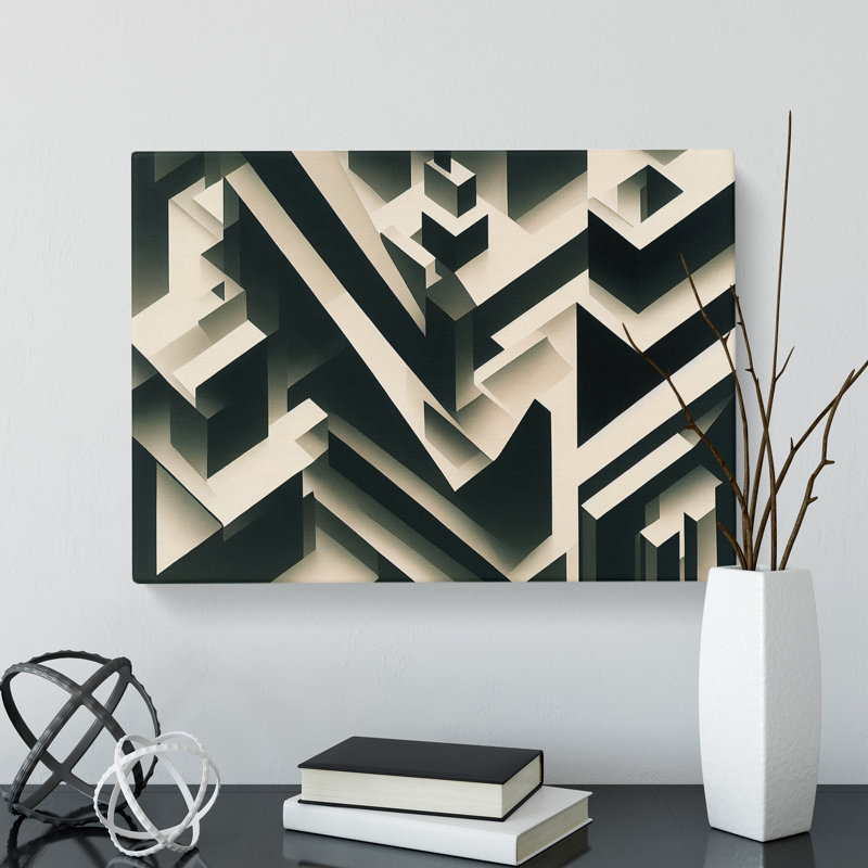 Radiant Abstract Art - Wrapped Canvas