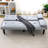 67 - Inch Multi Functional Bed In Gray, Foldable And Cup Holder For Leisure Moments One Click Switch Entertainment Various Spaces-1376431719