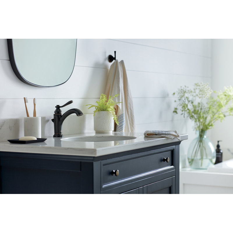 Elmhurst Single-handle Bathroom Faucet with Drain Assembly, Oil Rubbed Bronze