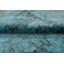 Élégant tapis texturé bleu pour espaces minimalistes modernes 5 x 7