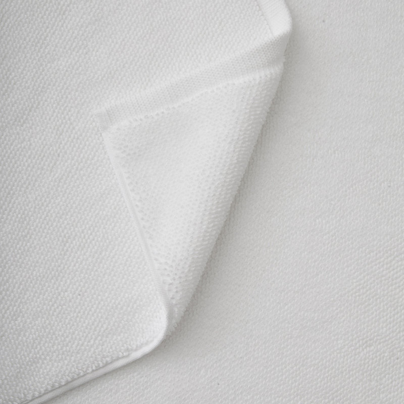 Loop Terry Bath Mat, 20" L x 31" W, White