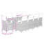 Ensemble de bistro rectangulaire en polyéthylène-1003803084