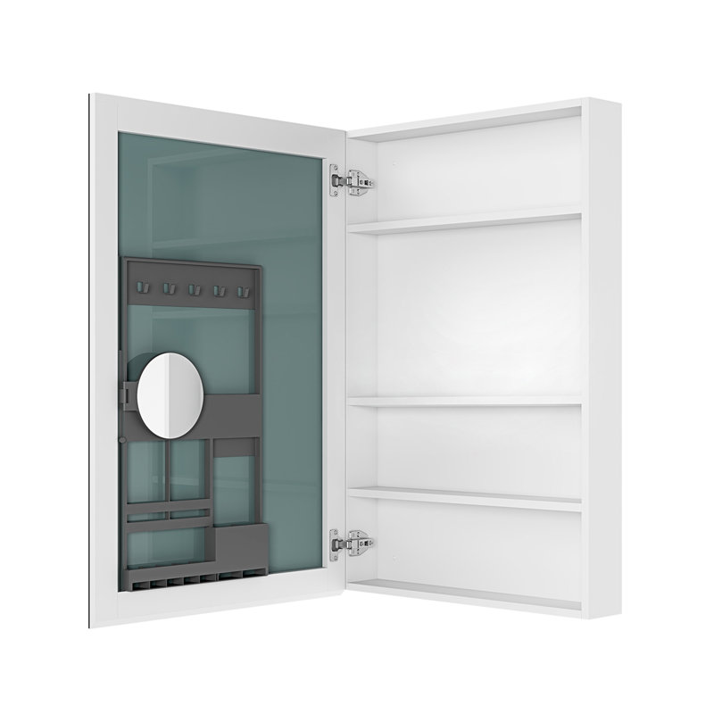 Armoire à pharmacie avec miroir sans cadre Surface