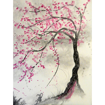 «Cherry Blossom Tree» par Ed Capeau, impression sur toile tendue