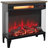 24 Inch Three Sided Glass Electric Fireplace With Feet-964620551