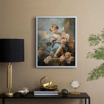 «Religious Series CDxxiv», reproduction encadrée - bois massif