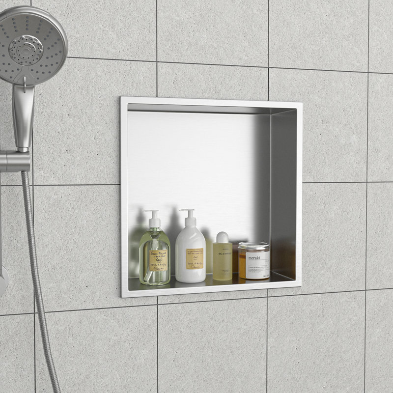 Niche de douche en acier inoxydable