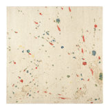 Rug & Kilim’S Modern Distressed Art Rug In White With Colorful Abstract Patterns