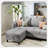 78" Upholstered Sofa With Ottoman-667874750