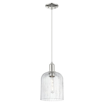 Downtown Urban - Bridal Veil - 1 Light Cord Hung Mini Pendant