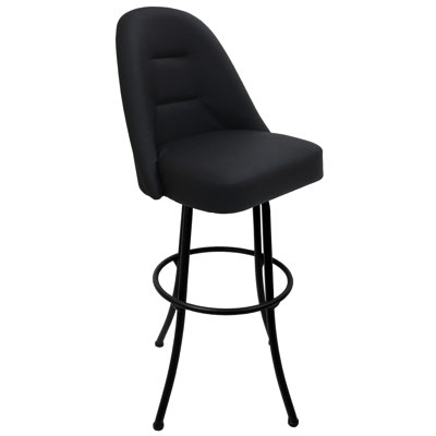 Tabouret de bar pivotant en métal Houde 26 po M-235 - Basin Beige - Café