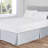 Afia Microfiber Bed Skirt Easy Fit Around Wrinkle Free, Fade Resistant, 16" Drop Length-1551441566-1551441560