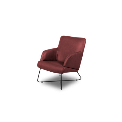 Averie Genuine Leather Designer Armchair