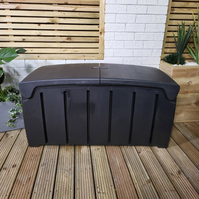 Samuel Alexander 115cm W Plastic Deck Box in Black