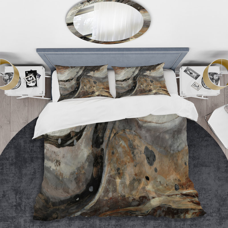 Ensemble de housse de couette en microfibre / polyester Morning Effervescence II Bedding