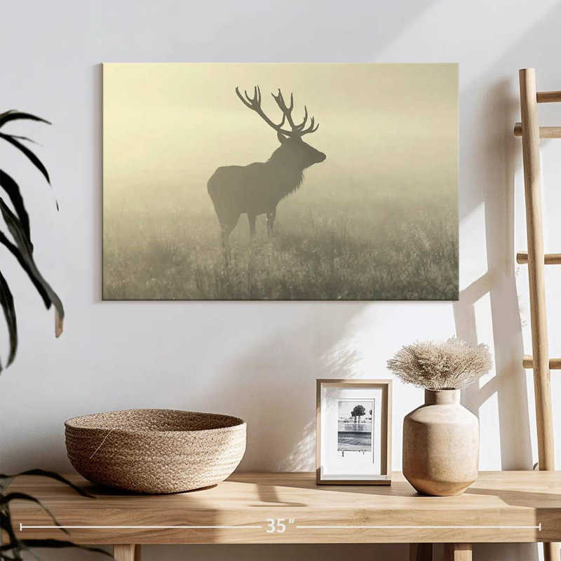 Cerf Crowle Mist, H 16 po x l 24 po